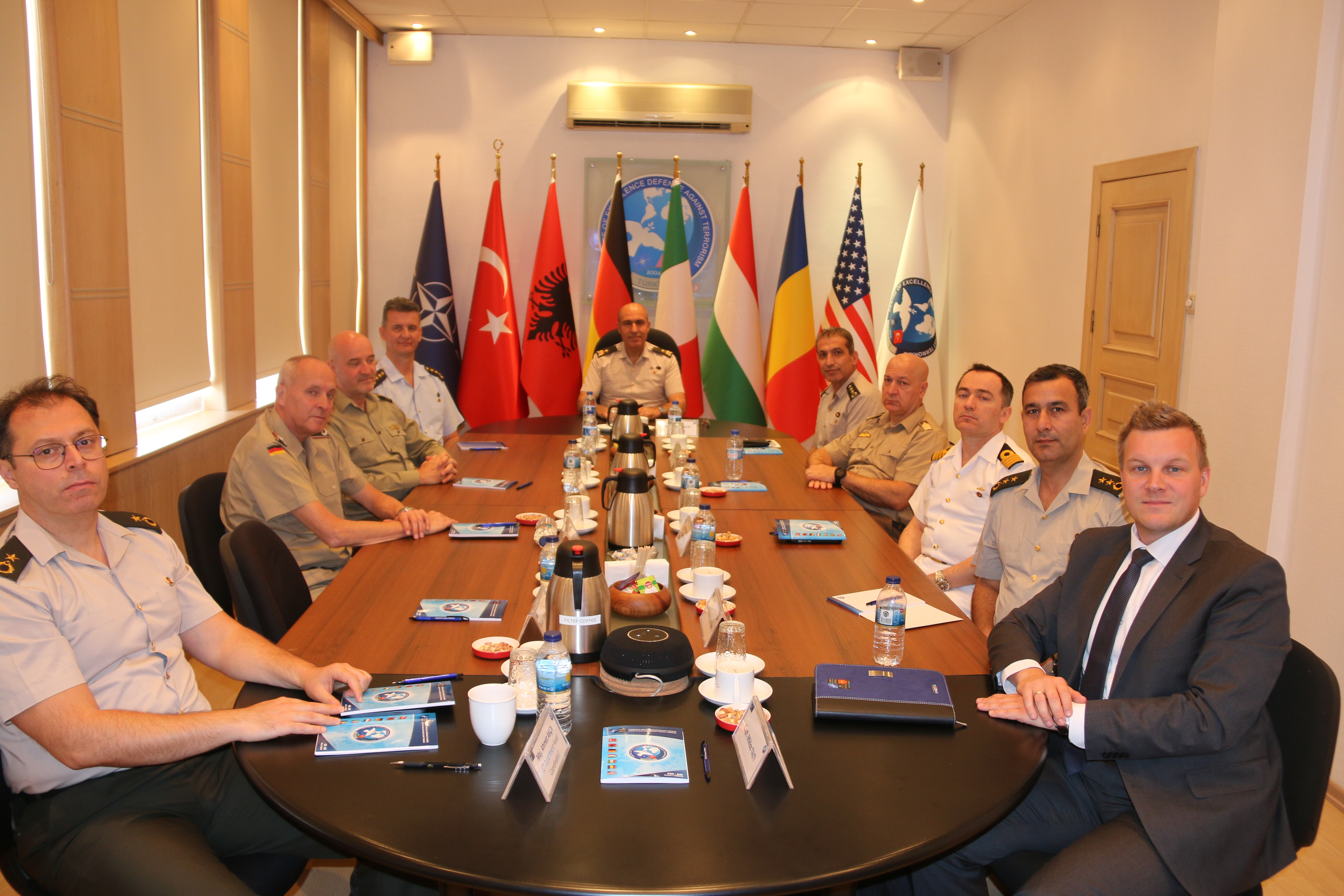 NATO Strategic Direction South Hub (NSD-S HUB) Delegation headed by Brigadier General Aydın KILIÇ visited COE-DAT on 27 June 2025.