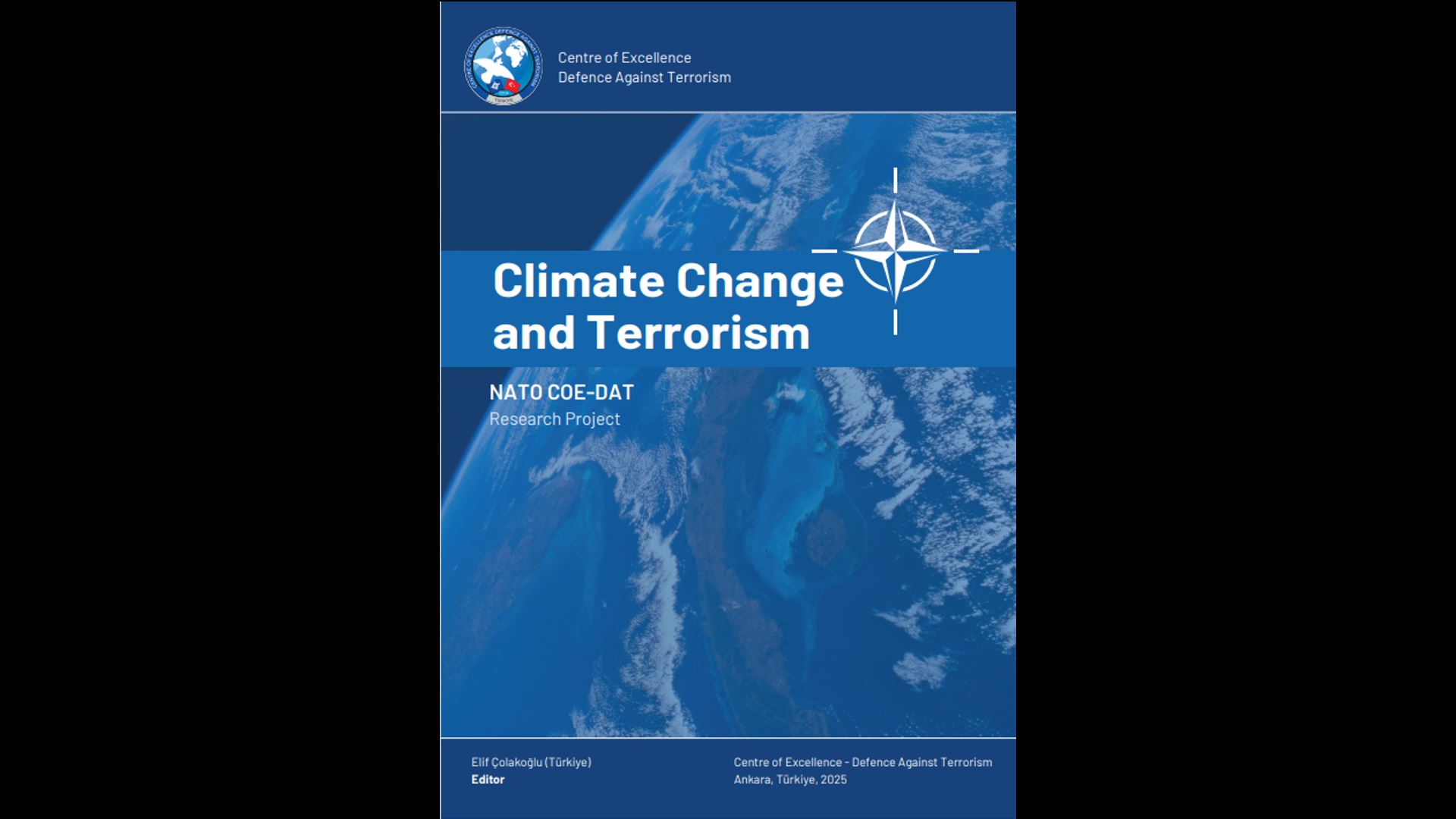 Climate Change and Terrorism Research Project Book (2025) has been released. This comprehensive work explores the complex linkages between climate change and terrorism through expert analyses and regional case studies.