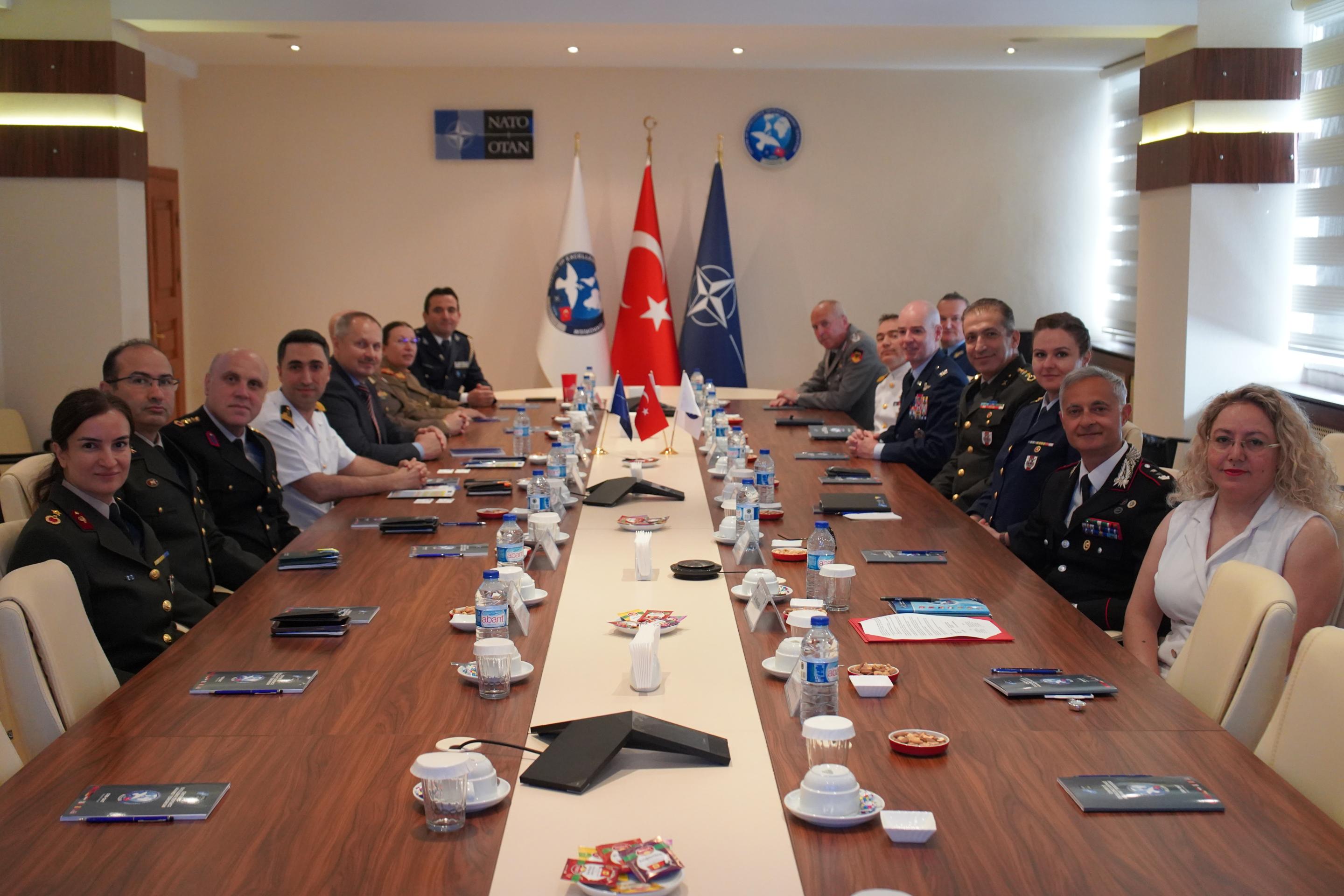 The delegation headed by the director of NATO Energy Security Centre of Excellence (ENSEC COE), Col. Gytis KAZOKAS visited COE-DAT on 08 June 2026.