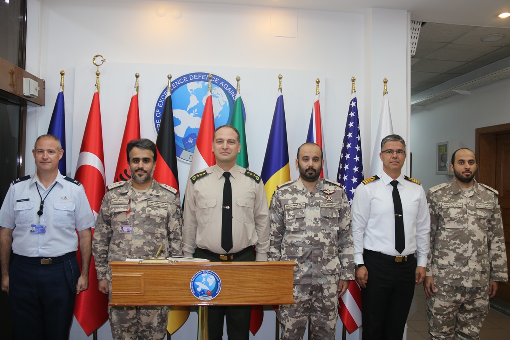 Delegation from Qatar Armed Forces headed by Colonel Hamad Rabeea AL-KAABI visited COE-DAT on 02 November 2023.