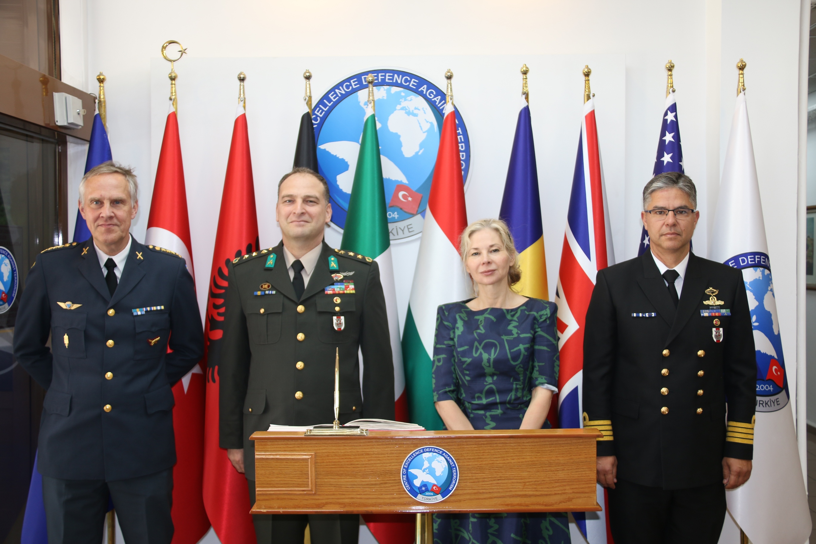 Her Excellency Mrs. Malena Mard, Sweden Ambassador to Türkiye and Col. Björn Blomberg, Sweden Defence Attache visited COE-DAT on 13 May 2024.