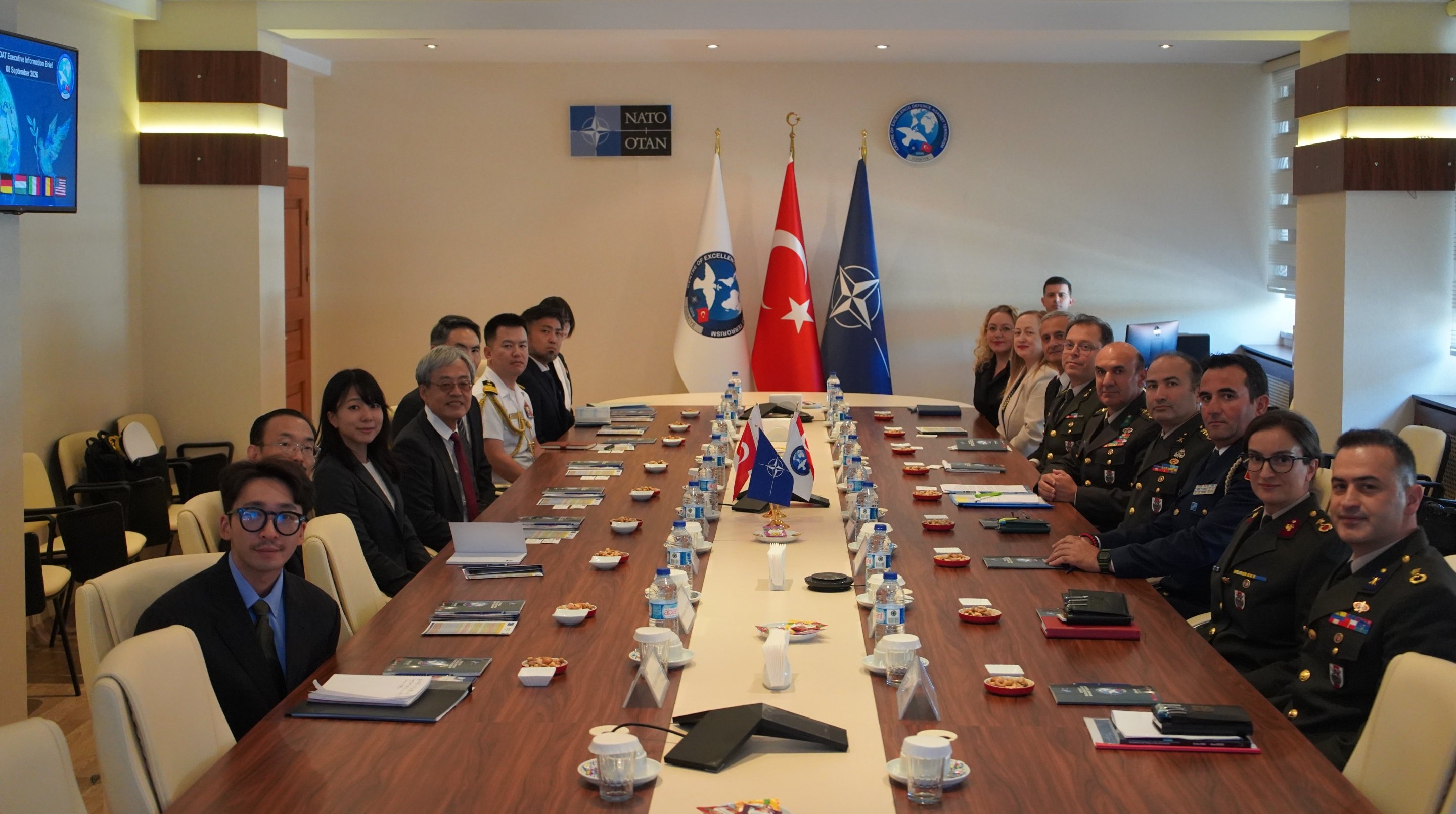 The delegation headed by His Excellency Mr. Hiroyuki MINAMI, Japanese Ambassador in charge of International Cooperation for Countering Terrorism and International Organized Crime, visited COE-DAT on 08 September 2026.